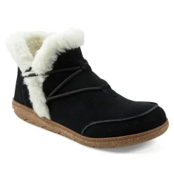 Earth Shoes Fleet Cold Weather Lace-up Casual Booties Black