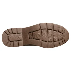 Clearance Earth Shoes Gresa Waterproof Block Heel Round Toe Casual Booties Taupe