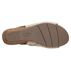 Discount Earth Shoes Hana Round Toe Laser Cut Dress Sandals Light Natural