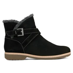 Discount Earth Shoes Hutton Water Repellent Round Toe Casual Booties Black