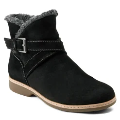 Discount Earth Shoes Hutton Water Repellent Round Toe Casual Booties Black