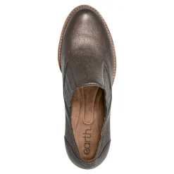 Best Earth Shoes Jalin Block Heel Slip-on Casual Booties Bronze