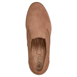 Sale Earth Shoes Jalin Block Heel Slip-on Casual Booties Medium Brown