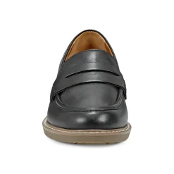 Discount Earth Shoes Javas Round Toe Casual Slip-on Loafers Black