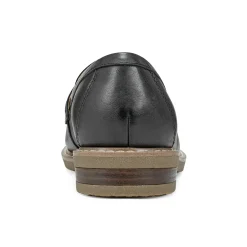 Discount Earth Shoes Javas Round Toe Casual Slip-on Loafers Black