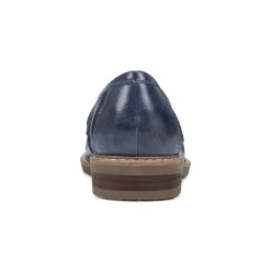 Hot Earth Shoes Javas Round Toe Casual Slip-on Loafers Dark Blue