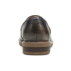 Online Earth Shoes Javas Round Toe Casual Slip-on Loafers Pewter