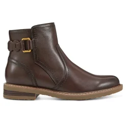 Outlet Earth Shoes Jenna Round Toe Casual Booties Dark Brown