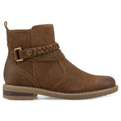 Clearance Earth Shoes Jeno Round Toe Casual Booties Dark Natural