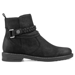 Outlet Earth Shoes Jeno Round Toe Casual Booties Black