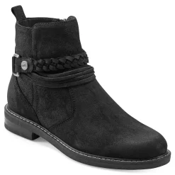 Outlet Earth Shoes Jeno Round Toe Casual Booties Black