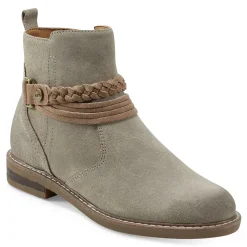Clearance Earth Shoes Jeno Round Toe Casual Booties Taupe