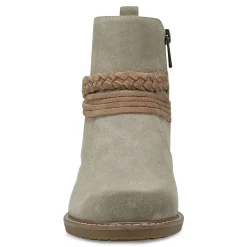 Clearance Earth Shoes Jeno Round Toe Casual Booties Taupe