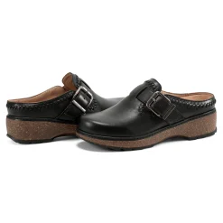 Online Earth Shoes Kay Round Toe Slip-on Casual Clogs Black