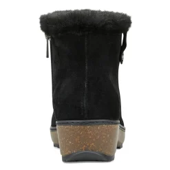 Sale Earth Shoes Kim Cold Weather Round Toe Casual Booties Black