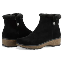 Sale Earth Shoes Kim Cold Weather Round Toe Casual Booties Black