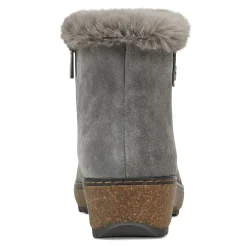 Hot Earth Shoes Kim Cold Weather Round Toe Casual Booties Dark Gray