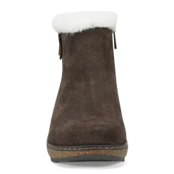 New Earth Shoes Kim Cold Weather Round Toe Casual Booties Dark Brown