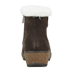 New Earth Shoes Kim Cold Weather Round Toe Casual Booties Dark Brown