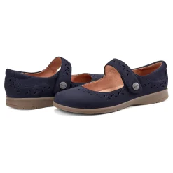 Online Earth Shoes Kinsey Mary Jane Casual Flats Dark Blue