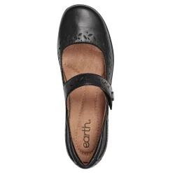 Outlet Earth Shoes Kinsey Mary Jane Casual Flats Black