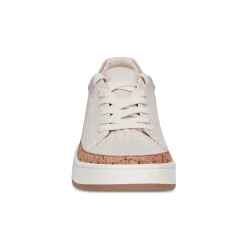 Hot Earth Shoes Knight Round Toe Lace-up Casual Sneakers Ivory