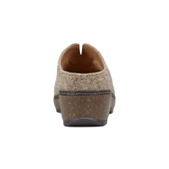 Outlet Earth Shoes Kolia Round Toe Slip-on Casual Clogs Brown