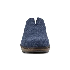Clearance Earth Shoes Kolia Round Toe Slip-on Casual Clogs Dark Blue