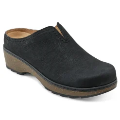 Discount Earth Shoes Kolia Round Toe Slip-on Casual Clogs Black