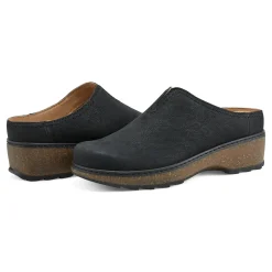 Discount Earth Shoes Kolia Round Toe Slip-on Casual Clogs Black