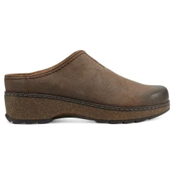 Online Earth Shoes Kolia Round Toe Slip-on Casual Clogs Dark Brown