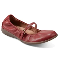 Best Earth Shoes Korvino Mary Jane Casual Flats Medium Red