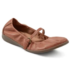 Sale Earth Shoes Korvino Mary Jane Casual Flats Medium Brown