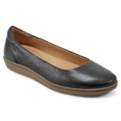 Outlet Earth Shoes Landen Round Toe Casual Flats Black