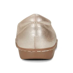 Discount Earth Shoes Landen Round Toe Casual Flats Gold