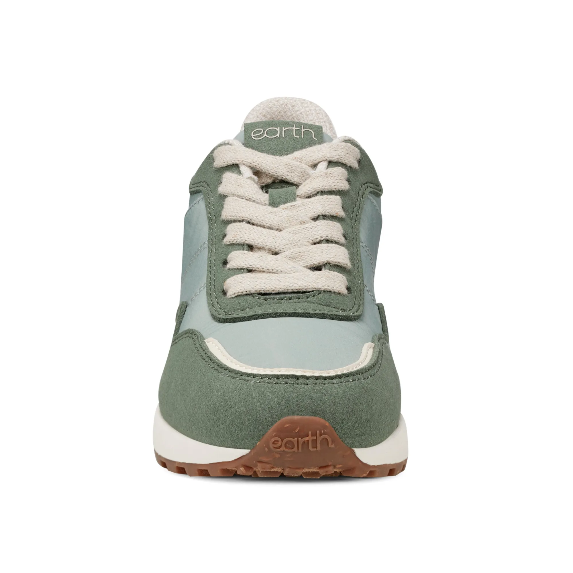 Outlet Earth Shoes Maren Casual Lace-Up Sneakers Green