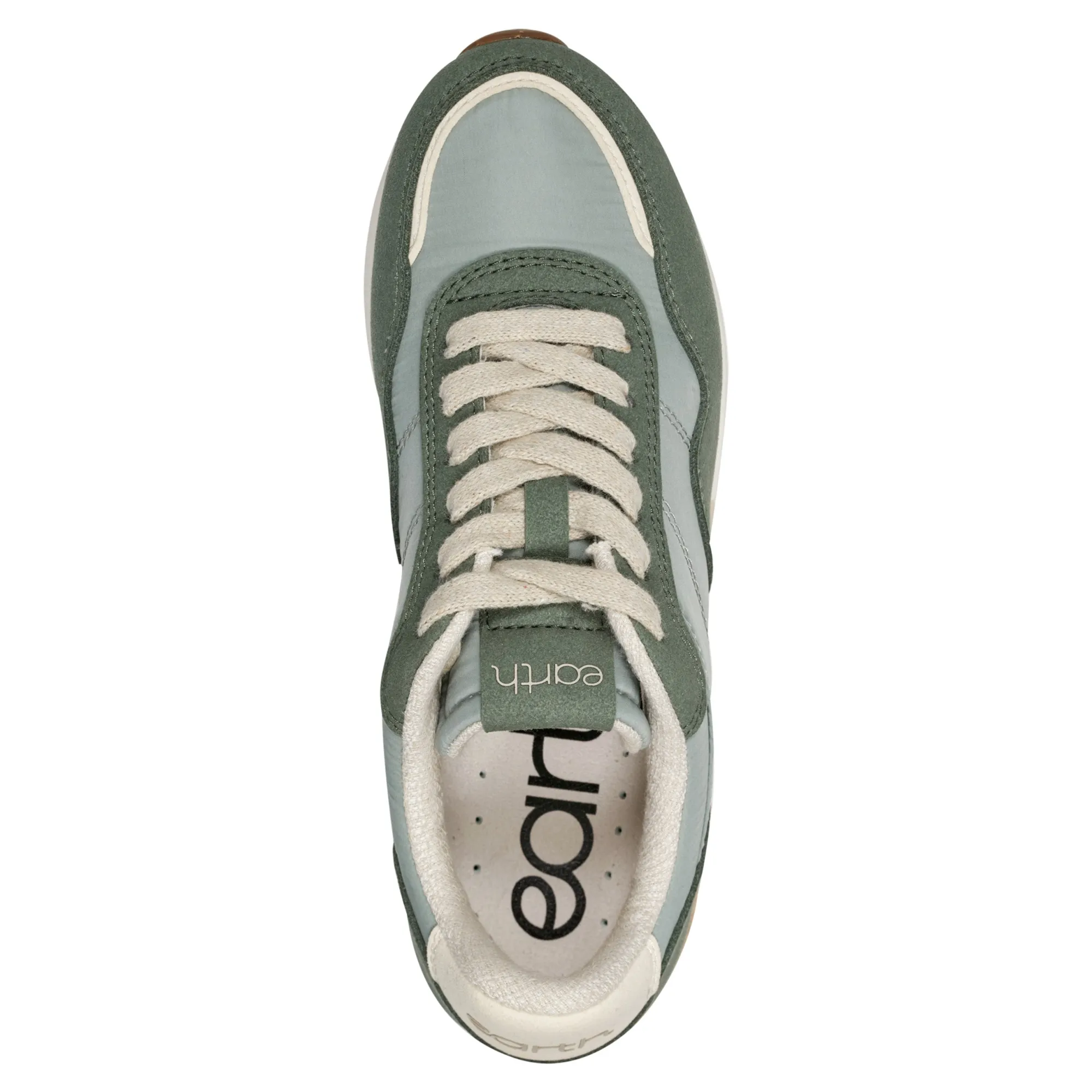 Outlet Earth Shoes Maren Casual Lace-Up Sneakers Green