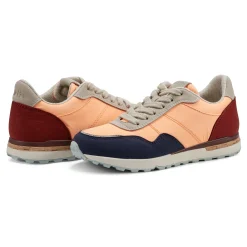 Outlet Earth Shoes Maren Casual Lace-Up Sneakers Orange