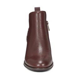 Best Earth Shoes Marisole Block Heel Slip-on Casual Booties Dark Brown