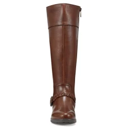 Clearance Earth Shoes Mira Round Toe High Shaft Casual Boots Medium Brown