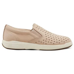 Best Earth Shoes Nel Laser Cut Round Toe Casual Slip-on Sneakers Light Natural