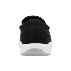 Sale Earth Shoes Nel Laser Cut Round Toe Casual Slip-on Sneakers Black