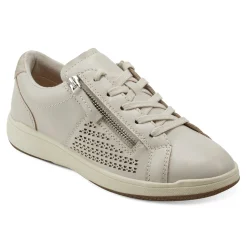 Hot Earth Shoes Netta Round Toe Casual Lace-up Sneakers Light Natural