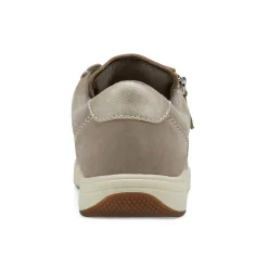 Discount Earth Shoes Netta Round Toe Casual Lace-up Sneakers Silver