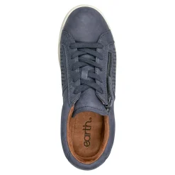 Online Earth Shoes Netta Round Toe Casual Lace-up Sneakers Dark Blue