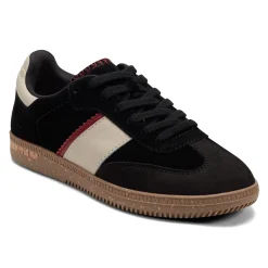 New Earth Shoes Penny Lace-Up Sneakers Black Suede