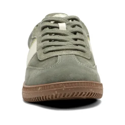 Sale Earth Shoes Penny Lace-Up Sneakers Green Suede