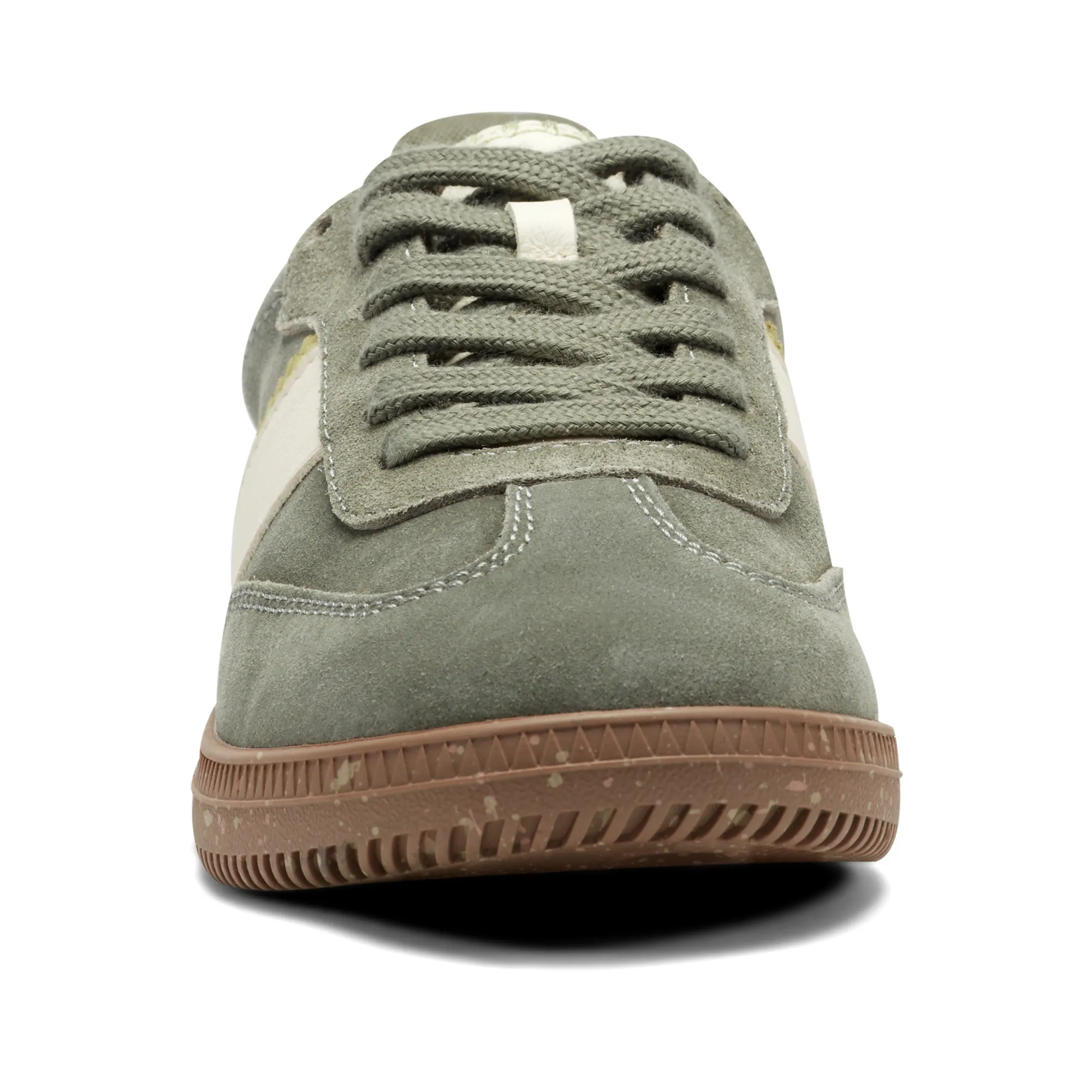 Sale Earth Shoes Penny Lace-Up Sneakers Green Suede