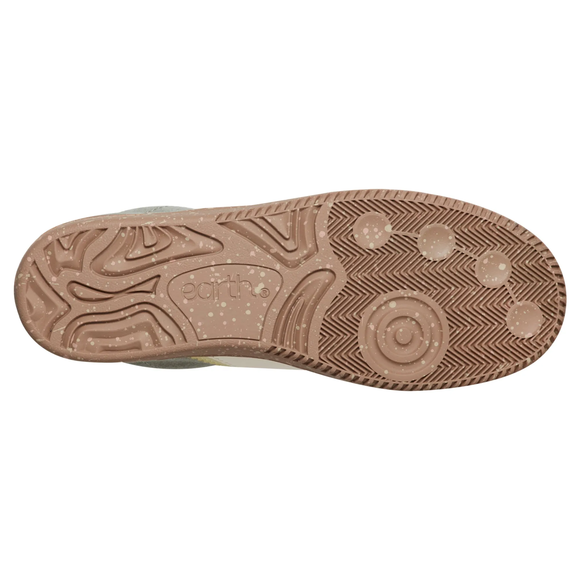 Sale Earth Shoes Penny Lace-Up Sneakers Green Suede