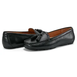 Best Earth Shoes Raquel Slip-on Casual Flat Tassel Loafers Black